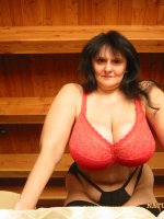 Mature babe with big mature tits