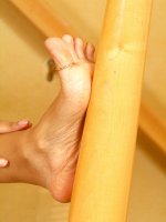 Gorgeous feet on this mature ebony chick, Pepper