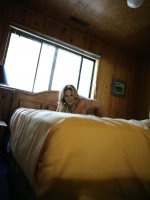 At some point I do feel like I've been in this cabin forever, but I like it and it makes me want to strip nude and enjoy it!